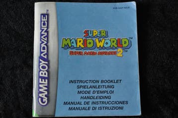 Super Mario World 2 GBA Manual AGB-AA2P-NEU6, Spelcomputers en Games, Games | Nintendo Game Boy, Verzenden, Nieuw