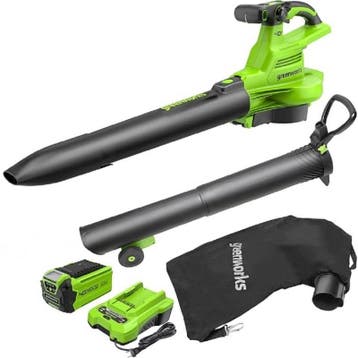 Greenworks 40 Volt Accu Bladblazer Type GD40BVK4, Nieuw, Handgedragen, Greenworks
