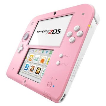 Nintendo 2DS Wit/Roze (Nette Staat) (3DS Spelcomputers), Spelcomputers en Games, Spelcomputers | Nintendo 2DS en 3DS, Ophalen of Verzenden