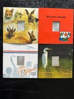 Nederland 2020/2020 - Een complete collectie van 4 zilveren, Postzegels en Munten, Postzegels | Nederland, Gestempeld
