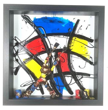 Bernard Saint-Maxent - Storm Mondrian, Antiek en Kunst, Kunst | Schilderijen | Modern