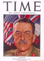 Cover Time Magazine1944 met Harold Alexander (lijst optie), Verzamelen, Militaria | Tweede Wereldoorlog, Verzenden