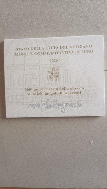Vaticaan. 2 Euro 2025 Michelangelo (Zonder minimumprijs)