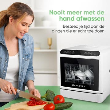 Heevey Mini Vaatwasser - Vrijstaande vaatwasser -, Caravans en Kamperen, Ophalen of Verzenden, Zo goed als nieuw