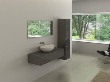 Veiling - badkamermeubel incl. spiegel/kraan 120x47cm, Nieuw