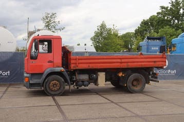 Veiling: Vrachtwagen Kipper MAN 15-264 Diesel 116pk 1999, Gebruikt, MAN, Rood, BTW verrekenbaar