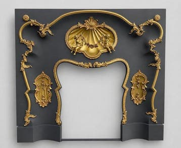 Excellente Napoleon III schouw met verguld, bronzen