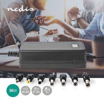 Nedis Universele AC-Stroomadapter - 36 W - 12 / 13 / 14 / 15, Verzenden, Zo goed als nieuw