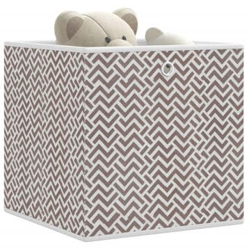 vidaXL Opbergboxen 10 st inklapbaar 32x32x32 cm ongeweven, Verzenden, Nieuw