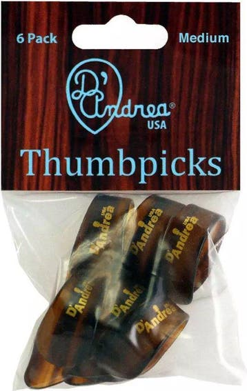 DAndrea Duimplectrum Medium 6-pack, Ophalen of Verzenden, Nieuw, Akoestische gitaar