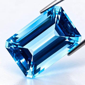 Zonder minimumprijs - 1 pcs Blauw Topaas - 68.50 ct -, Nieuw