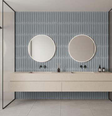 Wandtegel Blauw 5x30cm (Muurtegels, Muur- en plafondtegels), Nieuw, 20 tot 40 cm, 10 m² of meer, Wandtegels
