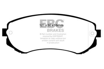 EBC 89-94 Nissan Skyline (R32) 1.8 Redstuff Front Brake Pads, Ophalen of Verzenden, Nieuw