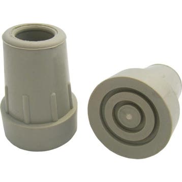 Kruk en stokdoppen per 2 - 22 mm grijs, Ophalen of Verzenden, Nieuw