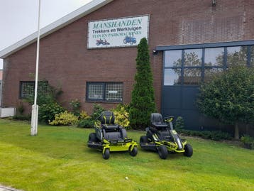 Ryobi ZTR 480ex elektrische zero-turn zitmaaier overjarig!!, Nieuw, Ophalen of Verzenden, Ryobi, Mulchfunctie