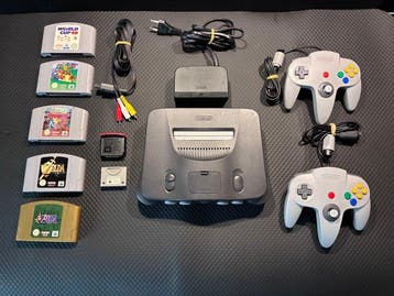 Nintendo - N64 - Nintendo 64 console + games + uitbreiding, Nieuw