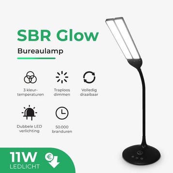 Glow Daglicht Bureaulamp 3000/4500/6500K 220-240V (01-24), Verzenden, Nieuw