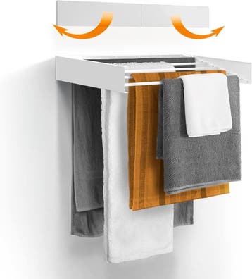 Droogrek RVS Wandmodel - Laatste Stuk!, Tuin en Terras, Droogmolens en Wasrekken, Ophalen of Verzenden, Zo goed als nieuw, Wasrek