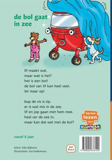 De bol gaat in zee / Leren lezen met Kluitman 9789020676129, Boeken, Verzenden, Zo goed als nieuw, Lida Dijkstra