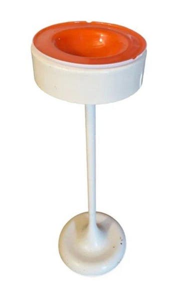 Asbak - Cendrier pied tulipe - Metaal