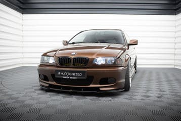Maxton Front Splitter V.1 BMW 3 E46 MPACK COUPÉ, Verzenden