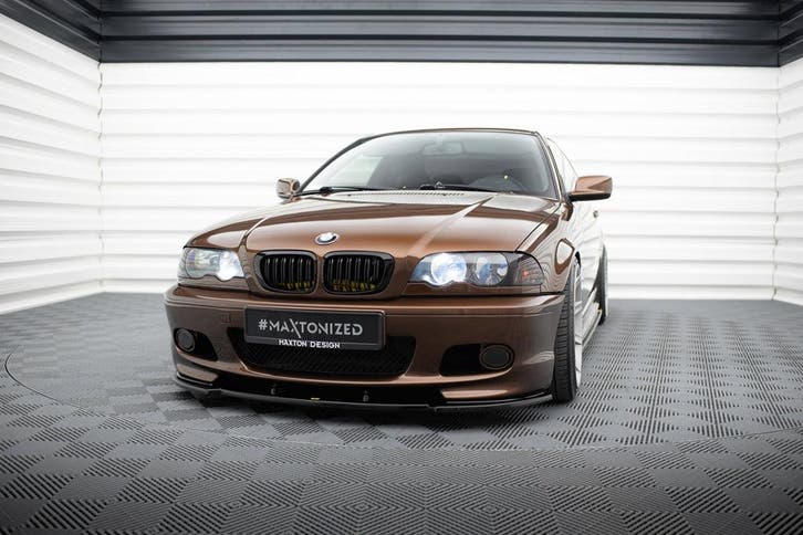 Maxton Front Splitter V.1 BMW 3 E46 MPACK COUPÉ, Auto diversen, Tuning en Styling, Verzenden