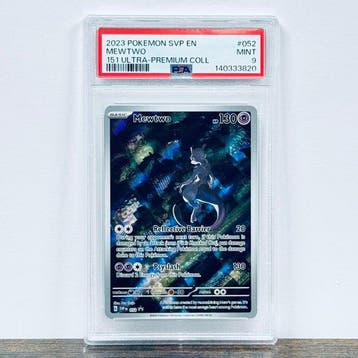Pokémon Graded card - Mewtwo 052 – Pokémon - PSA 9, Nieuw