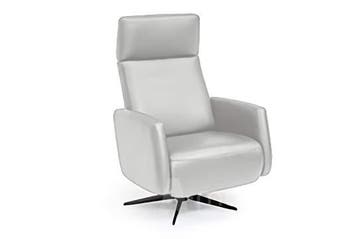 Relaxfauteuil Spangen - relaxfauteuils - Wit, Nieuw, Wit, Stof
