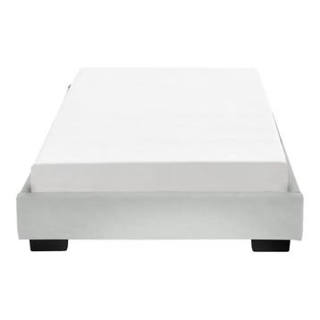 Modern bedframe kunstleer met matras 90x200 wit, Huis en Inrichting, Slaapkamer | Bedden, Verzenden, Nieuw