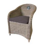 Chester dining tuinstoel bruin, Tuin en Terras, Ophalen of Verzenden, Nieuw, Wicker