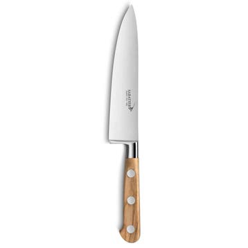 Déglon Koksmes – Gesmeed Lemmet – Olijfhouten Heft –, Ophalen of Verzenden, Nieuw, Hout