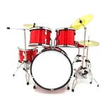 Miniatuur decoratief rood drumstel, Ophalen of Verzenden, Nieuw, Overige typen
