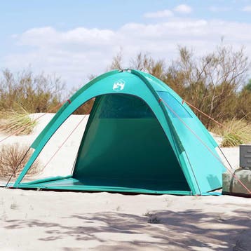 vidaXL Strandtent waterdicht zeegroen, Verzenden, Nieuw, Tot en met 2