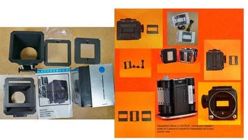 Hasselblad 500 series Lens Shade & Panorama adapters for, Nieuw