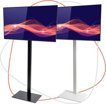 Professionele Design TV standaard wit of zwart | Heavy Duty, Nieuw