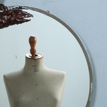 Fabelachtige spiegel Draak bij volle maan in de manier van, Antiek en Kunst, Antiek | Spiegels, Ophalen of Verzenden