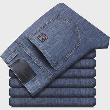 Comfortabele Stretch Jeans Heren - Elastisch Katoen voor Zak, Verzenden, Nieuw