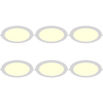 LED Paneel Slim Inbouw 6 Stuks - Brinton Thin - 24W 2400lm, Kunststof, Nieuw, Overige fittingen, Ophalen of Verzenden