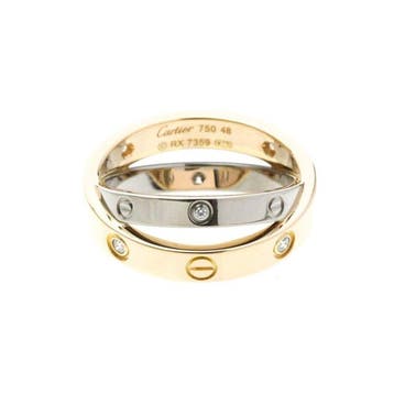 Cartier - Ring - 18 karaat rosegoud, Witgoud, Nieuw