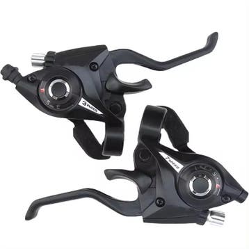 Hbs Ef51-3x7 Simlicht Mountainbike Schakelaar En Remhendel, Ophalen of Verzenden, Nieuw, Hbs