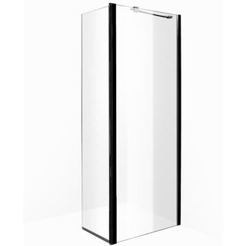 BWS Draaibare Douchewand 45x200 cm 8mm NANO Glas Mat Zwart, Ophalen of Verzenden, Nieuw, Douche