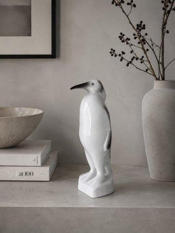 Beeldje - Hollohaza porcelain design penguin figurine