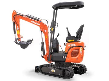 DELEKS® M100se Minigraafmachine JOYSTICKS 3-Cyl. KUBOTA, Ophalen of Verzenden, Graafmachine