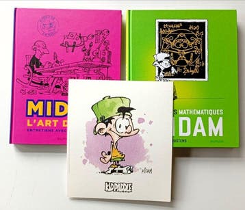Midam - Lart du Gag + Les Modèles mathématiques + ex-libris, Boeken, Nieuw