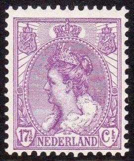 Nederland 1899 - 17,5 cent paars Koningin Wilhelmina, Postzegels en Munten, Gestempeld
