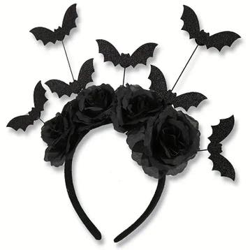 Halloween diadeem 2x vleermuis, Kleding | Heren, Ophalen of Verzenden, Nieuw