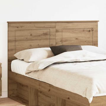 vidaXL Hoofdbord Artisan Eik Geconstrueerd hout, Verzenden, Nieuw, Bruin, Hout