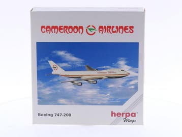 Schaal 1:500 Herpa 502498 Cameroon Airlines - Boeing 747-..., Ophalen of Verzenden, Gebruikt