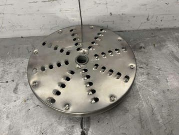 HCB RVS Snijschijf Rasp voor groentesnijmachine 5 mm, Ophalen of Verzenden