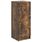 vidaXL Dressoir Gerookt eiken 33 x 34,5 x 87 cm Bewerkt hout, Verzenden, Nieuw, Overige houtsoorten, Minder dan 50 cm